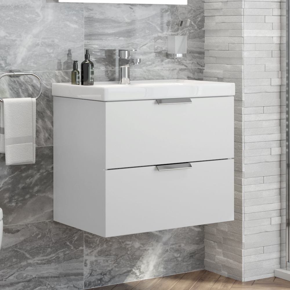 wall hung cloakroom vanity unit