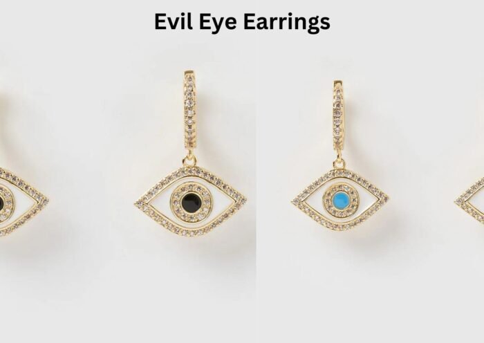 Evil eye earrings