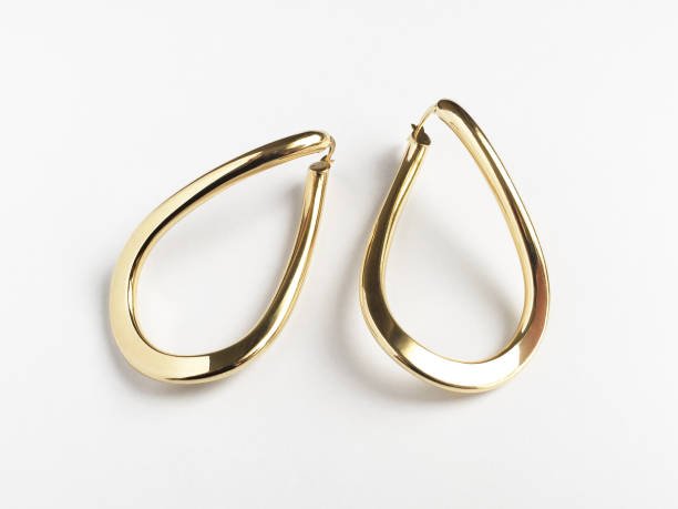 teardrop hoop earrings